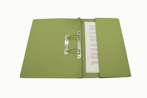 Exacompta Guildhall Right Hand Transfer Spiral Pocket File Foolscap Green (Pack of 25) 211/90662Z