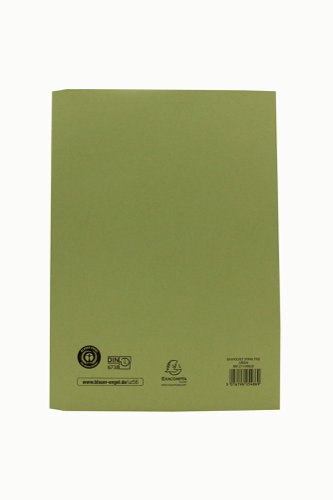 Exacompta Guildhall Right Hand Transfer Spiral Pocket File Foolscap Green (Pack of 25) 211/90662Z | Exacompta