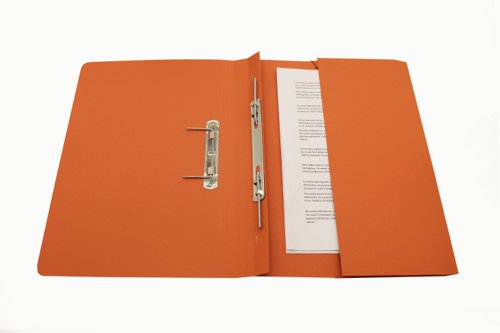 Exacompta Guildhall Right Hand Transfer Spiral Pocket File Foolscap Orange (Pack of 25) 211/9063Z