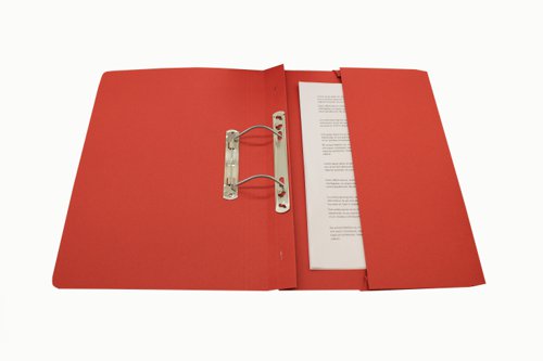 Exacompta Guildhall R/Hand Transfer Spiral Pocket File 315gsm Foolscap Red (Pack of 25) 211/9065Z