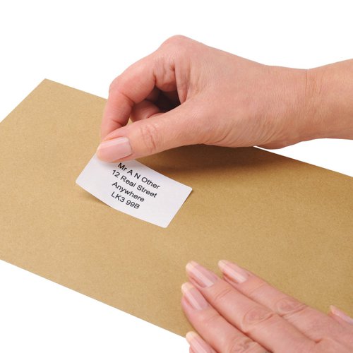 5 Star Office Address Labels 89x36mm on Continuous Roll (Pack of 250)