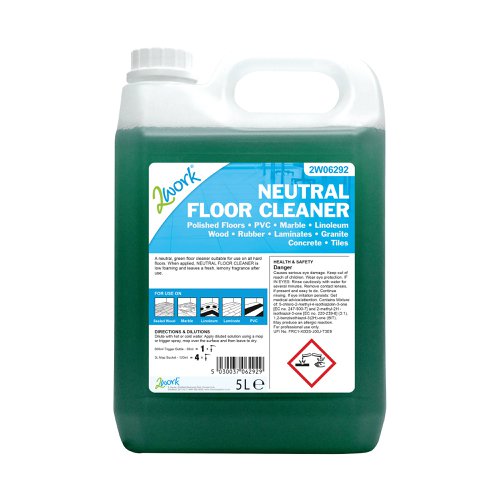 2work Neutral Floor Cleaner 5 Litre 2w06292