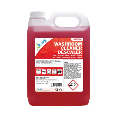 2Work Sanitary Cleaner and Descaler 5 Litre 2W06294