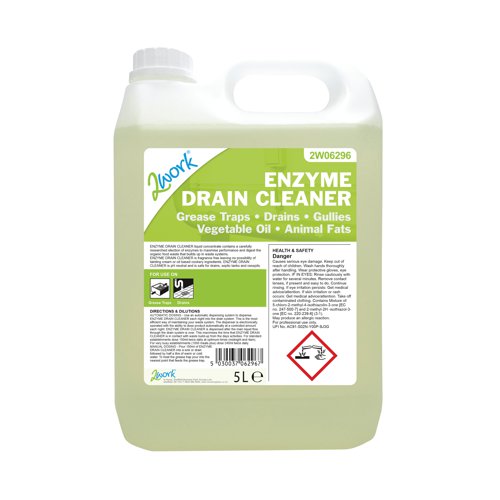 2Work Enzyme Drain Maintainer 5 Litre 2W06296