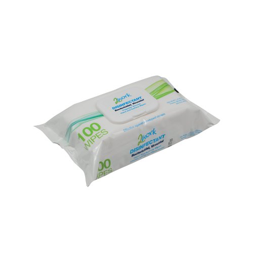 2Work Disinfectant Bactericidal Viricidal Wipes (Pack of 100) 2W07385 | VOW