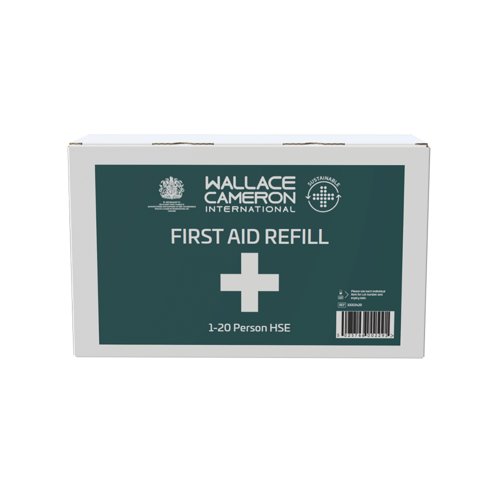 2Work Eco-Friendly 20 Person HSE First Aid Kit Refill 2W10245