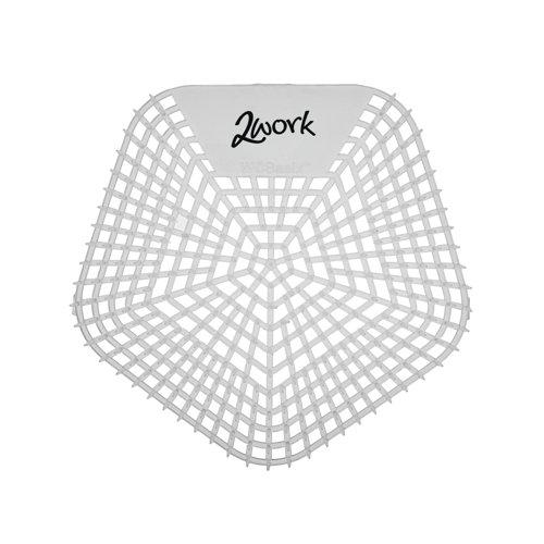 2Work Scented Urinal Screen Clean Cotton (Pack of 10) 2W10421