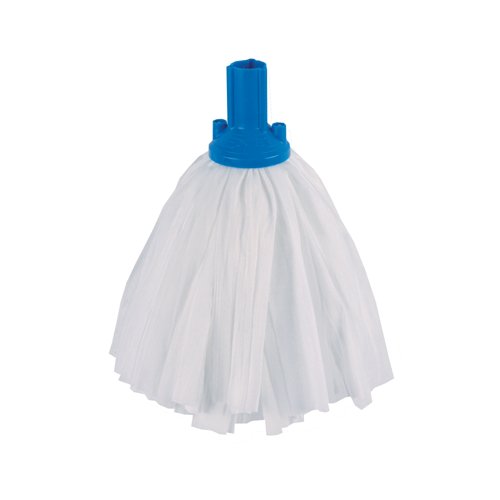 2Work Big White Mop Head Blue Pack of 10 2W10497