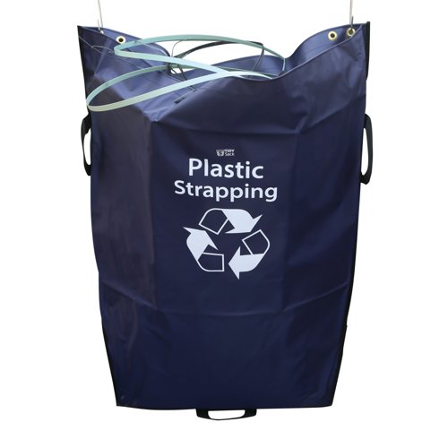 2Work Tidy Sack Plastic Strapping in Vinyl Blue 2W10741