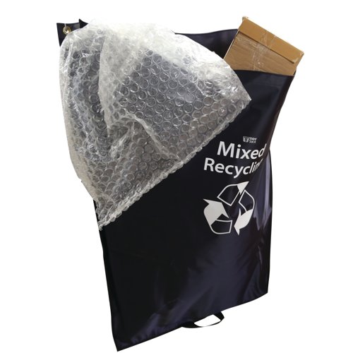 2Work Tidy Sack Mixed Recycling in Vinyl Blue 2W10743