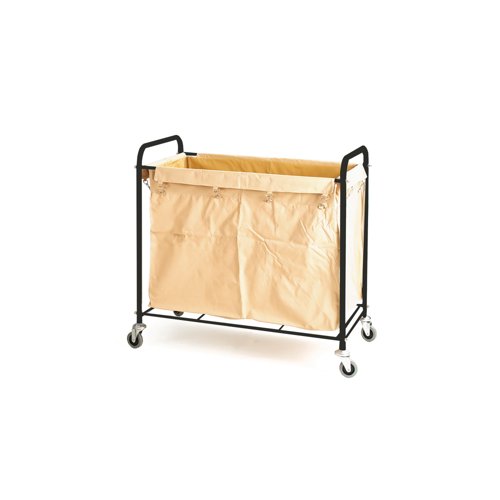 2Work Rectangular Laundry Trolley 920x560x880mm 2W10763