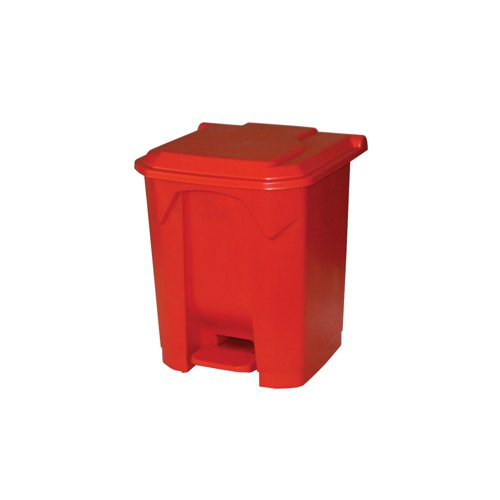 2Work Pedal Bin 30 Litre Red 2W10778