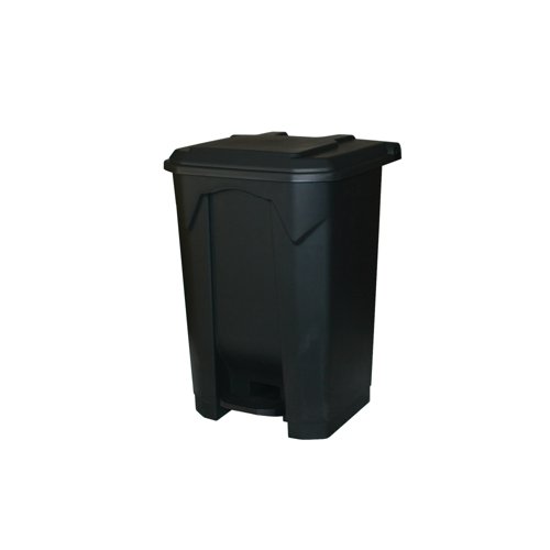 2Work Pedal Bin 80 Litre 410x470x670mm Grey 2W10787
