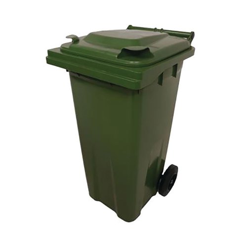 2Work Wheelie Bin 120 Litre Green 2W10833