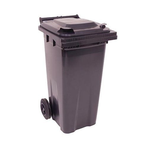 2Work Wheelie Bin 120 Litre Grey 2W10834