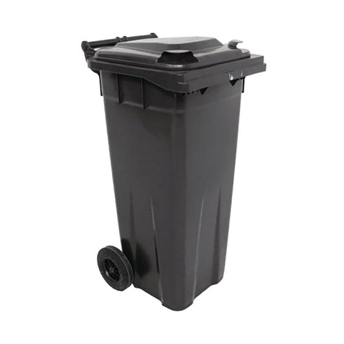 2Work Wheelie Bin 140 Litre Grey 2W10839