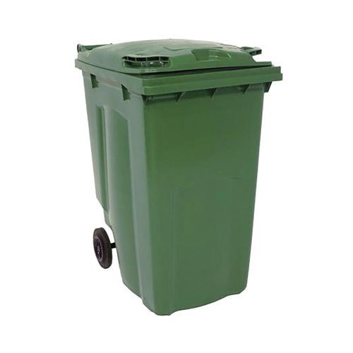 2Work Wheelie Bin 360 Litre Green 2W10847