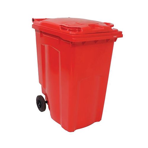 2Work Wheelie Bin 360 Litre Red 2W10851