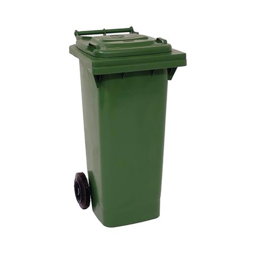 2Work Wheelie Bin 80 Litre Green 2W10854