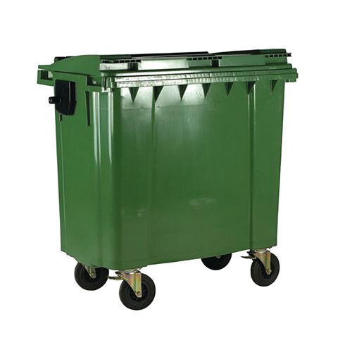 2Work Wheelie Bin 660 Litre Green 2W10863