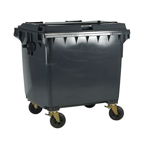 2Work Wheelie Bin 660 Litre Grey 2W10864