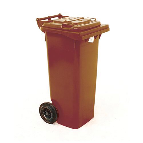 2Work Wheelie Bin 80 Litre Brown 2W10913