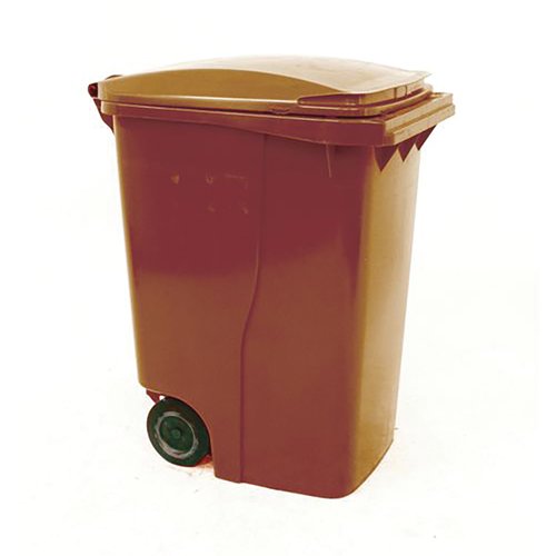 2Work Wheelie Bin 360 Litre Brown 2W10917