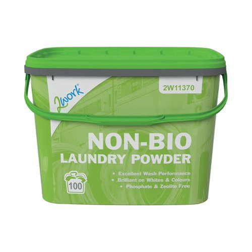 2work Washing Powder Non Bio 7kg 2w11370