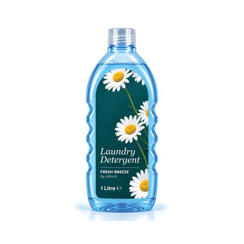 2Work Laundry Detergent Fresh Breeze 1 Litre Pack of 12 2W12533