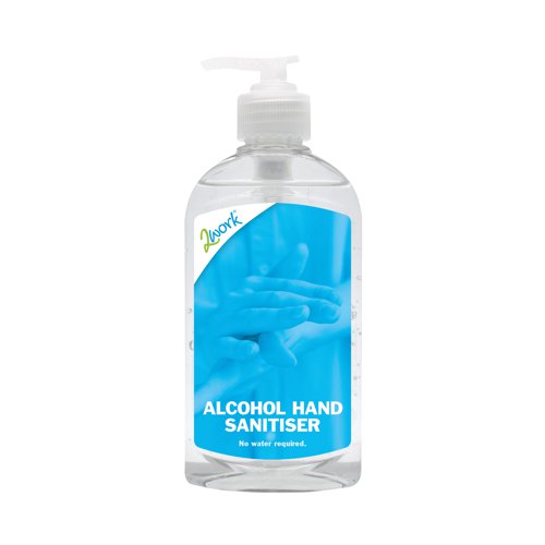 2Work Alcohol Hand Sanitiser 300ml (Pack of 6) 2W22906