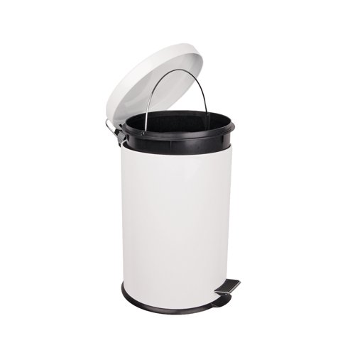2Work Stainless Steel Pedal Bin 12 Litre 2W50138
