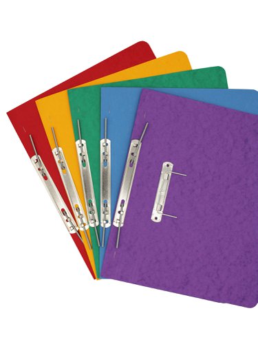 Exacompta Europa Spiral Files Foolscap Assorted (Pack of 25) 3000 | Exacompta