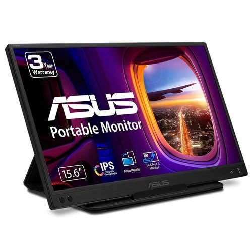 ASUS ZenScreen MB166C computer monitor 39.6 cm (15.6') 1920 x 1080 pixels Full HD LED Black