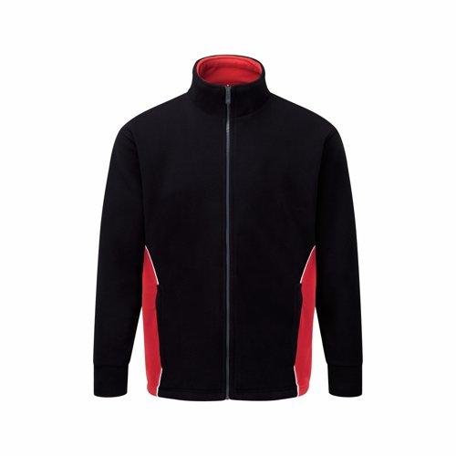 ORN Silverswift Fleece Unisex Black/Red XS 3180.BKRD.XS