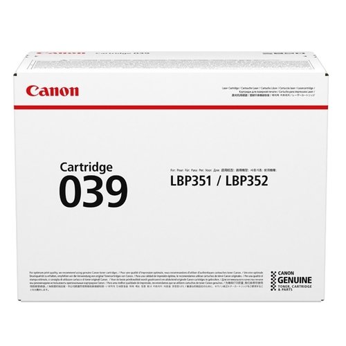 Canon 039 Toner Cartridge Black 0287C001
