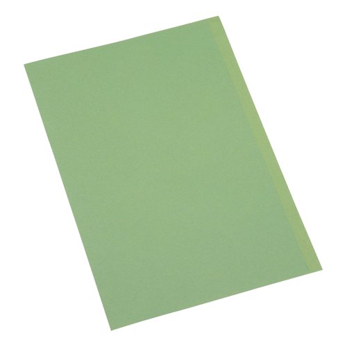 5 Star Office Square Cut Folder Recycled 180gsm Foolscap Green (Pack of 100)