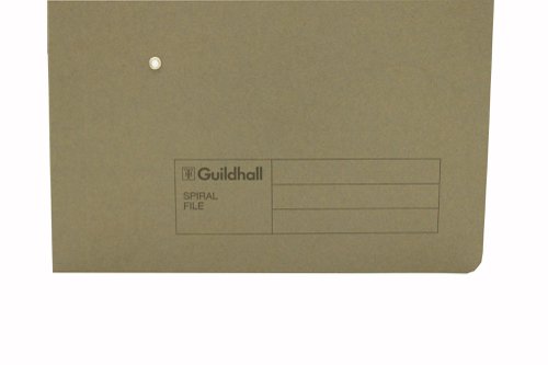 Exacompta Guildhall Transfer File 285gsm Foolscap Grey (Pack of 25) 346-GRYZ