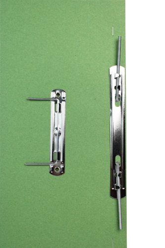 Exacompta Guildhall Pocket Spiral File 285gsm Green (Pack of 25) 347-GRNZ | Exacompta