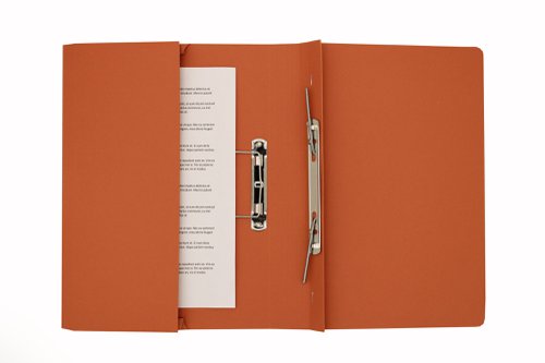 Exacompta Guildhall Transfer Spiral Pocket File 315gsm Foolscap Orange (Pack of 25) 349-ORG | Exacompta