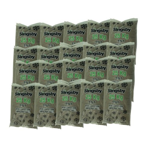 De-Icing Rock Salt Brown 25kg (Pack of 20) 383580 | HC Slingsby PLC