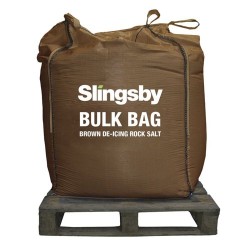 De-Icing Rock Salt Bulk Bag Brown 900kg 384060 | HC Slingsby PLC