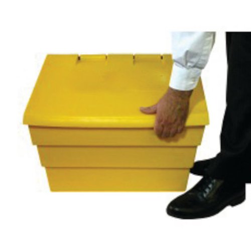 Mini Salt and Grit Bin Yellow 50L 389110 | HC Slingsby PLC