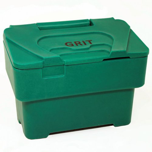 Salt and Grit Bin with Optional Locking Green 115L 394671 | HC Slingsby PLC