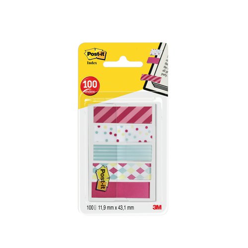 Post-it Index Flags 11.9x43.1mm Small Candy (Pack of 100) 699764