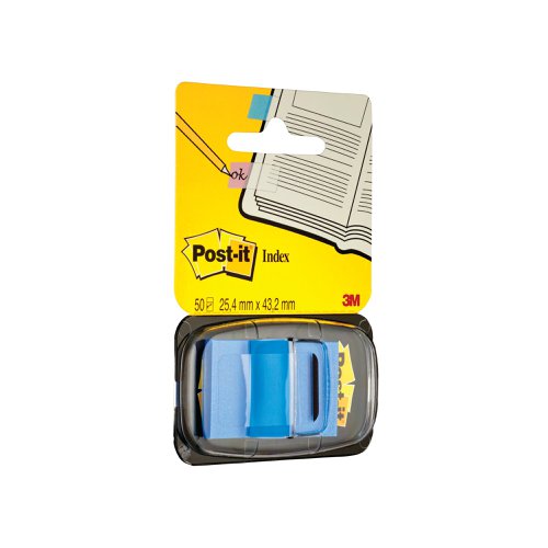 Post-it Index Tabs 25mm Blue (Pack of 600) 680-2