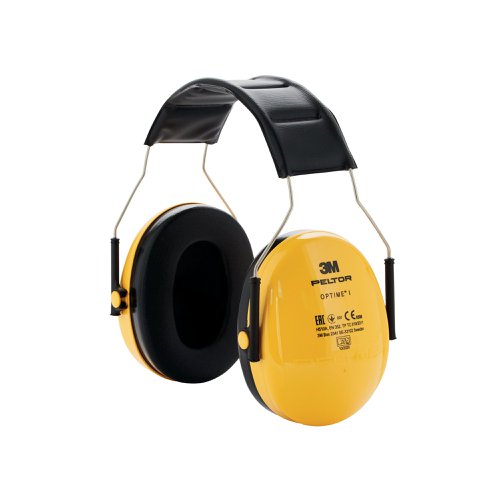 3M Peltor Optime Comfort Headband Ear Defenders Yellow/Black H510A