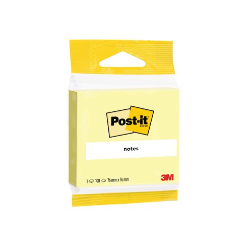 Post-it 76x76mm Yellow Notes (12 Pack) 6820YEL | 3M