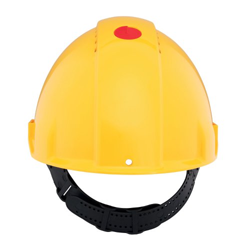 3M Ventilated Safety Helmet with Uvicator Sensor Disc Yellow G3000CUV