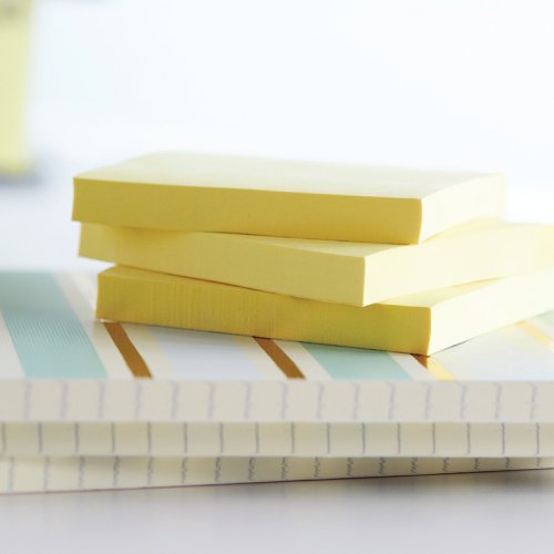 Post-it Recycled Z-Notes 76 x 76mm Cardboard Packaging Canary Yellow (6 Pack) R330-1B