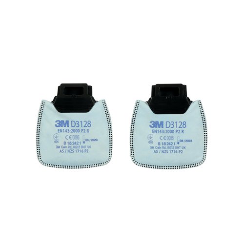 3M D3128 Secure Click P2 R Filter (Pack of 20)